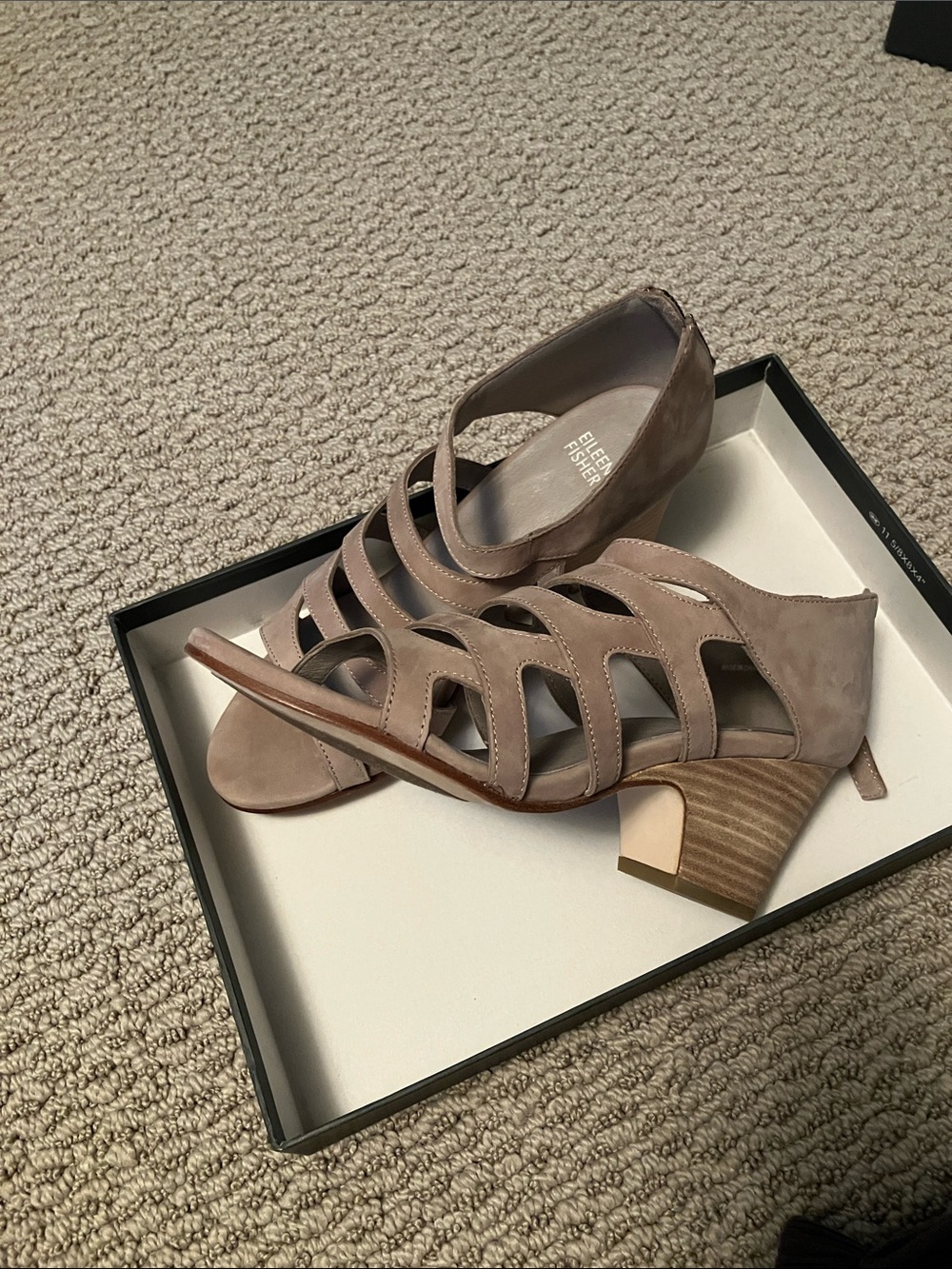 Eileen Fisher Vero Cuoio Heels - W's 8